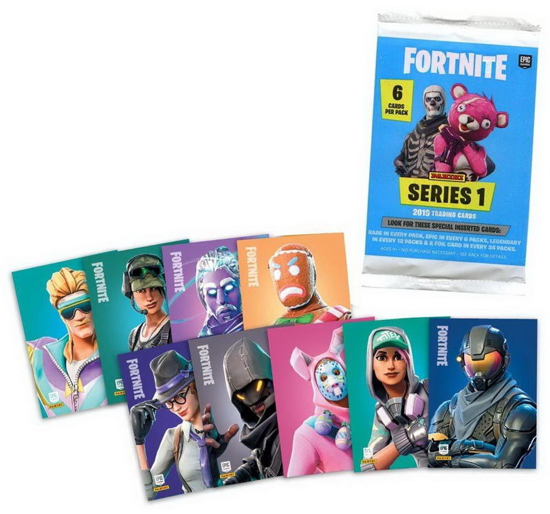 Toynk Toys进口代理批发 Toynk Toys Fortnite 集换卡系列 1 铝箔包 - 6 张卡