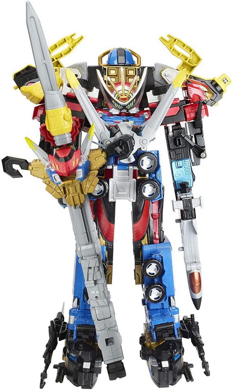 Hasbro进口代理批发 孩之宝 HBR-E6482-C 恐龙战队 Beast Morphers Beast-X Ultrazord Ultimate Collection 可动人偶