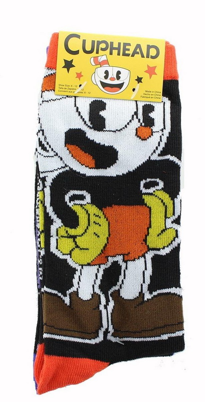 酷牌库|商品详情-HYP进口代理批发 Hypnotic Socks Cuphead 男式圆袜 2 件装 - Cuphead & King Dice