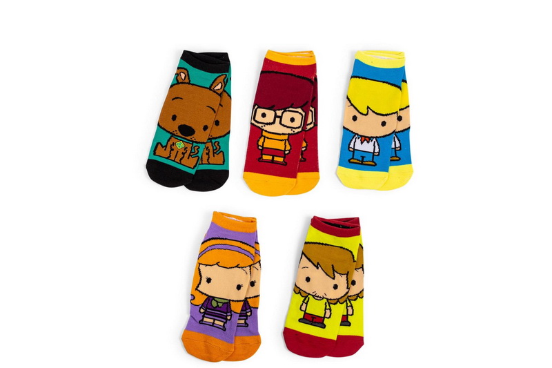 酷牌库|商品详情-Hypnotic Socks进口代理批发 催眠袜 HYP-TK630-C Scooby-Doo 新颖低胸男女通用短袜，5 双