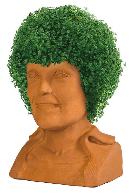 Joseph Enterprises进口代理批发 Joseph Enterprises Golden Girls Chia Pet Blanche 装饰陶器花盆