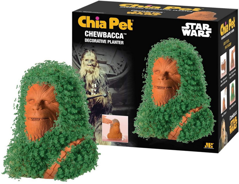 Joseph Enterprises进口代理批发 Joseph Enterprises JEI-CP430-01-C 星球大战 Chewbacca Chia 宠物装饰花盆