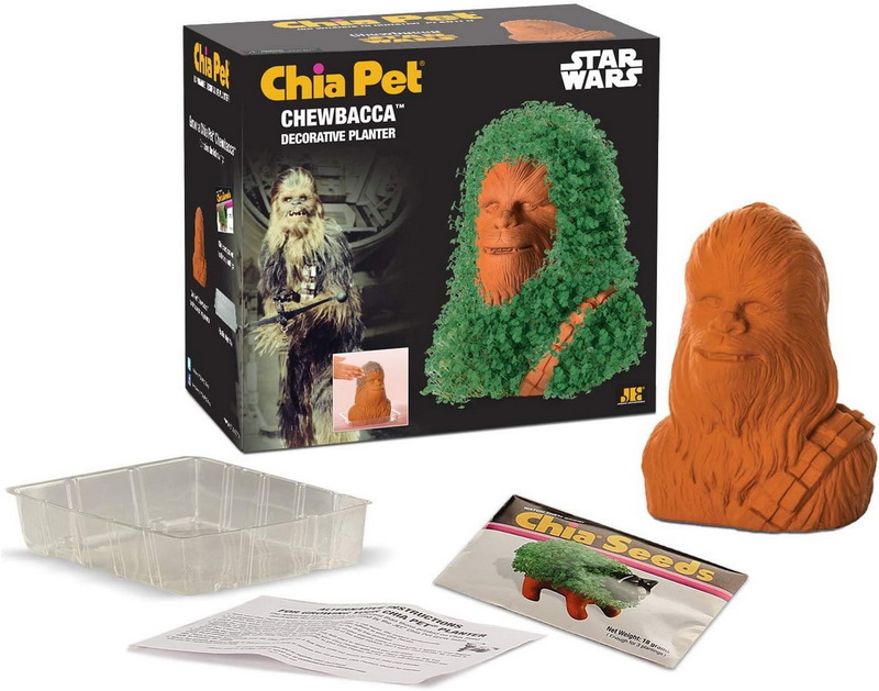 酷牌库|商品详情-Joseph Enterprises进口代理批发 Joseph Enterprises JEI-CP430-01-C 星球大战 Chewbacca Chia 宠物装饰花盆