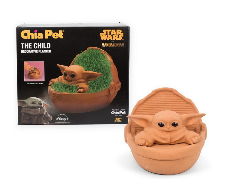 Star Wars The Mandalorian The Child Baby Yoda Chia Pet Decorative Planter