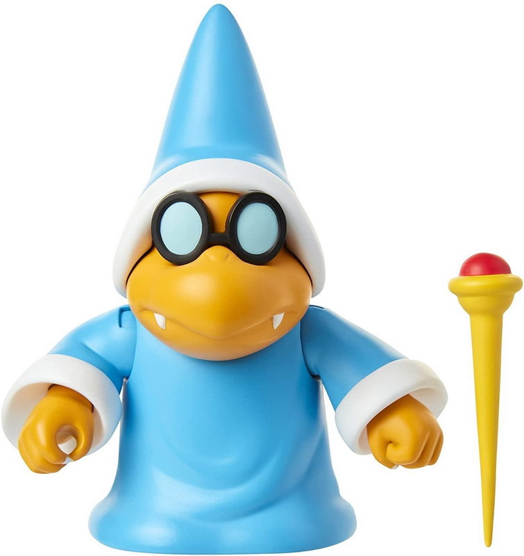 Jakks Pacific进口代理批发 Jakks Pacific JKP-40133I-C 超级马里奥兄弟 4 英寸可动人偶 | Magikoopa 带魔杖