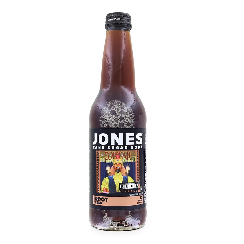 Jones Soda进口代理批发 Jones Soda JSS-200081-C Zoltar AR 卷轴标签 12 盎司 Jones Soda |根汁汽水