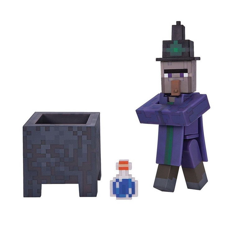 Jazwares进口代理批发 Jazwares JZW-16481-C Minecraft 3 英寸可动人偶：女巫