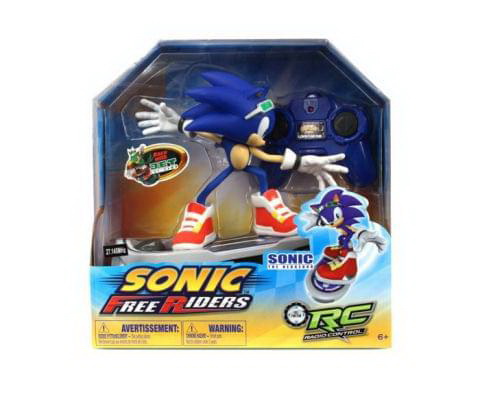 酷牌库|商品详情-Jazwares.进口代理批发 Sonic Free Riders 刺猬索尼克 RC 滑板人偶