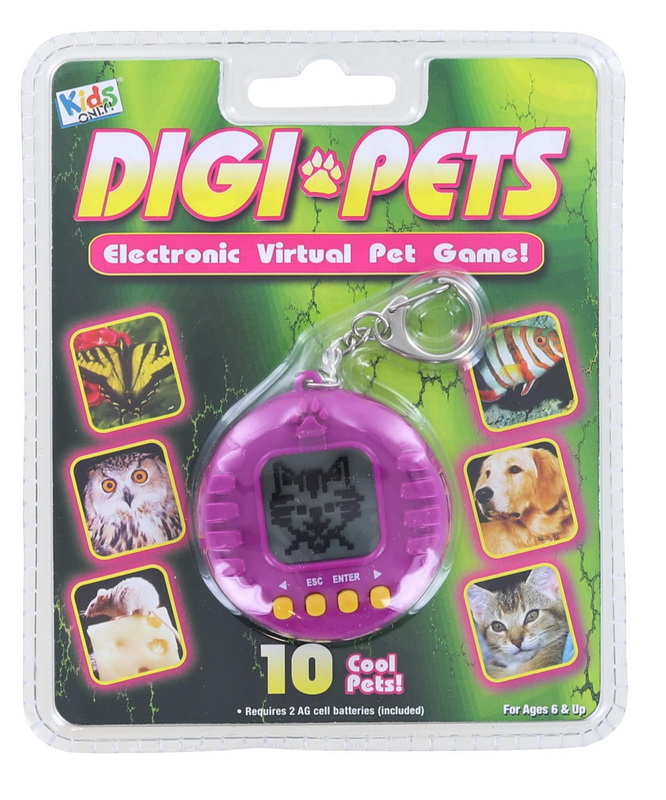 Kids Only进口代理批发 仅限儿童 KSO-601423-C Digi Pets 电子虚拟宠物游戏 |紫色的