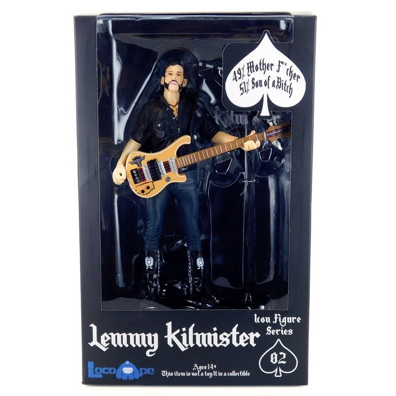 酷牌库|商品详情-Locoape进口代理批发 Locoape Motorhead Lemmy Kilmister 豪华人偶 Rickenbacker 吉他 Eagle