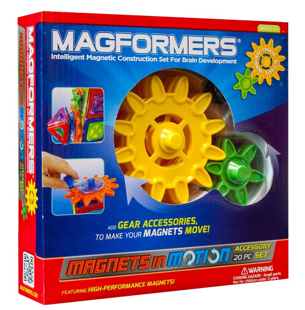 Magformers进口代理批发 Magformers LLC Magformers 运动磁铁 20 件套齿轮组