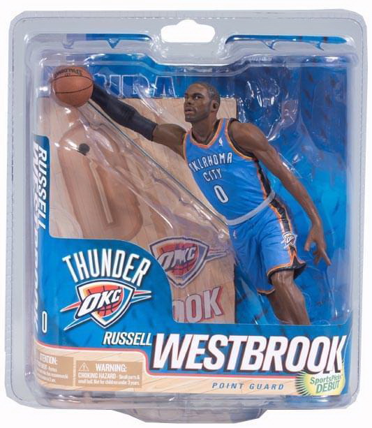 Mcfarlane Toys进口代理批发 麦克法兰玩具 麦克法兰 NBA 系列 21 人偶 拉塞尔・威斯布鲁克 俄克拉荷马城雷霆队