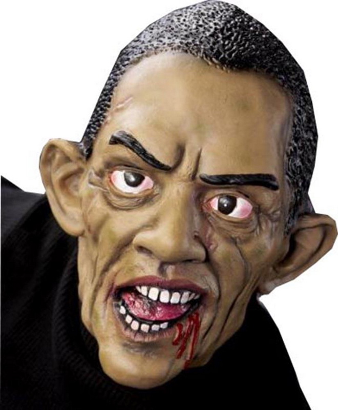 Morbid Enterprises进口代理批发 Morbid Enterprises Zombama Obama 僵尸服装面具