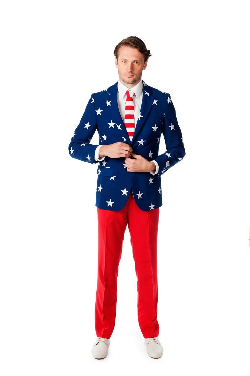 酷牌库|商品详情-Opposuits进口代理批发 Opposuits 星条旗男式古装套装