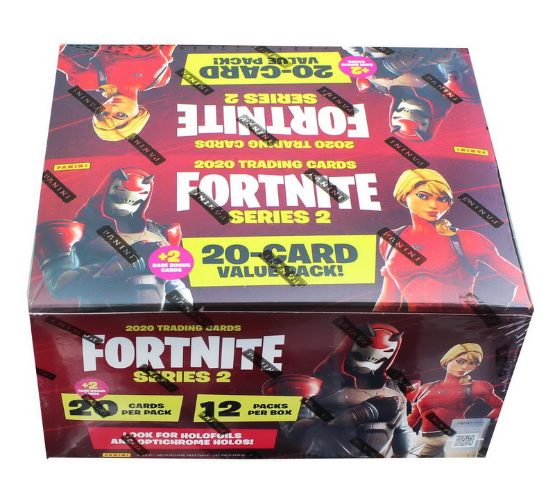 Panini America进口代理批发 Panini America PAA-2-95372-20-C Fortnite 系列 2 集换卡胖包盒，12 包