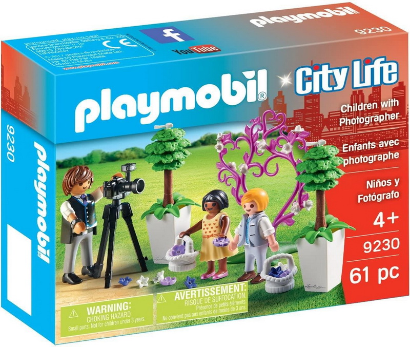 酷牌库|商品详情-PLAYMOBIL进口代理批发 PLAYMOBIL PMO-9230-C Playmobil City Life 9230 儿童和摄影师玩具套装