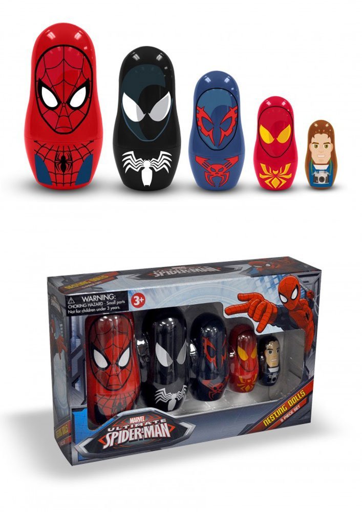 Marvel Avengers Nesting Dolls comparative