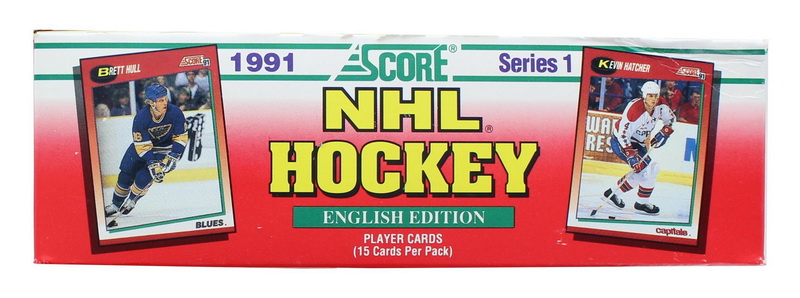 酷牌库|商品详情-Score进口代理批发 得分 SCO-96611-8-C NHL 1991-92 得分曲棍球系列 1 蜡盒