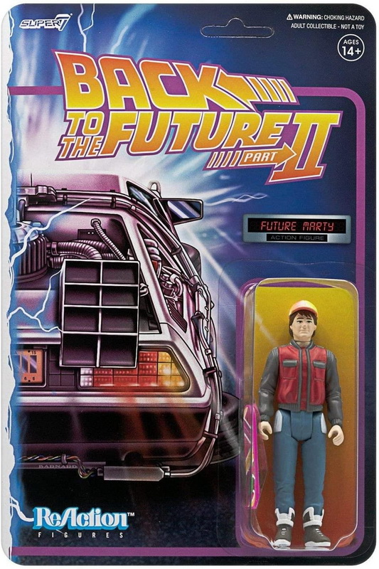 Super7进口代理批发 Super7 SUP-REBTFTW01MMF01-C 回到未来 2 反应人物第 1 波，Marty Mcfly 未来