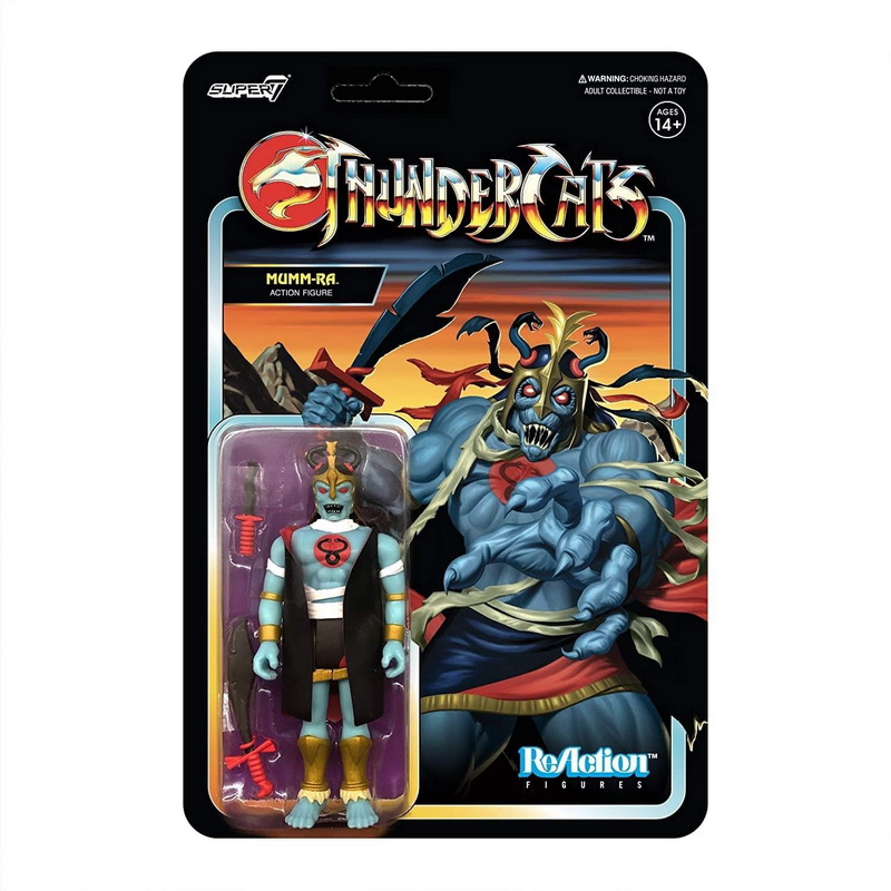 Super7进口代理批发 Thundercats 3.75 英寸反应玩偶，Mumm-Ra