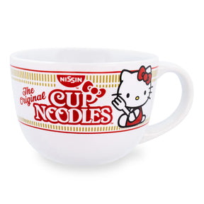 Silver Buffalo进口代理批发 银色水牛 SVB-KTY51533-C Sanrio Hello Kitty x Nissin 杯面陶瓷汤杯 |可容纳 24 盎司