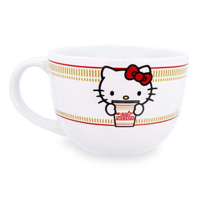 酷牌库|商品详情-Silver Buffalo进口代理批发 银色水牛 SVB-KTY51533-C Sanrio Hello Kitty x Nissin 杯面陶瓷汤杯 |可容纳 24 盎司