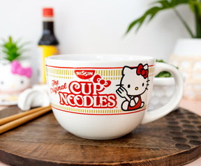 酷牌库|商品详情-Silver Buffalo进口代理批发 银色水牛 SVB-KTY51533-C Sanrio Hello Kitty x Nissin 杯面陶瓷汤杯 |可容纳 24 盎司