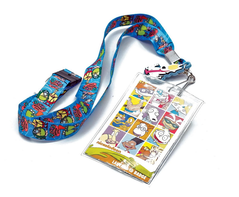 Rockos Modern Life Lanyard with Badge Holder and Charm