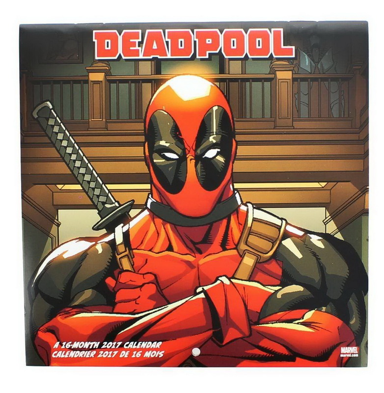 Trends International进口代理批发 Trends International TRD-87154-C Marvel Deadpool 2017 挂历