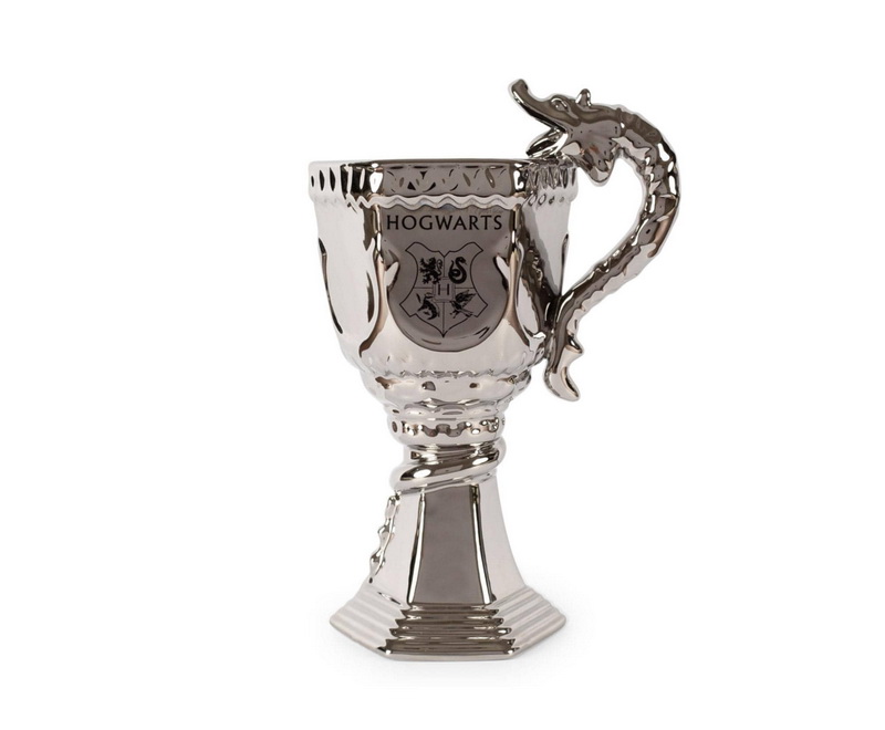 Silver Buffalo Harry Potter Hogwarts All Over Icons Destination Ceramic  Camper Mug | Holds 20 Ounces