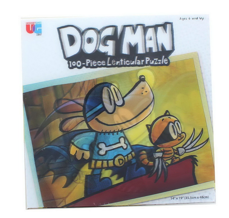 酷牌库|商品详情-University Games进口代理批发 Dog Man Adventures 100 块光栅拼图