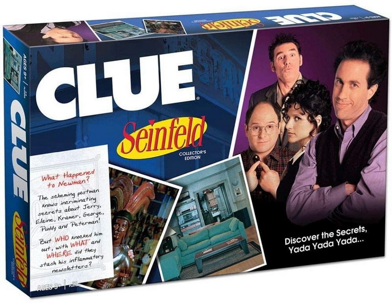 USAopoly进口代理批发 USAopoly USO-CL010-262-C Seinfeld 线索棋盘游戏 | 3-6 名玩家