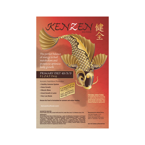 Kenzen Koi Foods进口代理批发 Kenzen 主要饮食锦鲤食品 - 漂浮 10 磅 - 98114