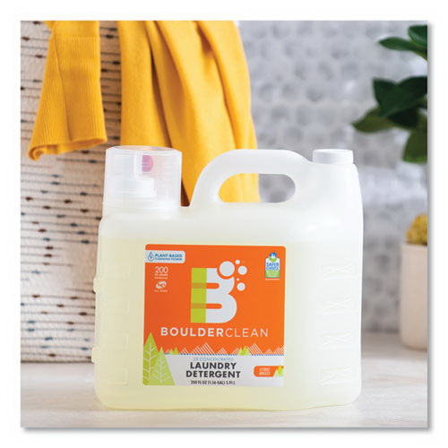 酷牌库|商品详情-Boulder Clean进口代理批发 Boulder Clean BCL003038CT 液体洗衣粉，Citrus Breeze，200 盎司瓶装，2/箱