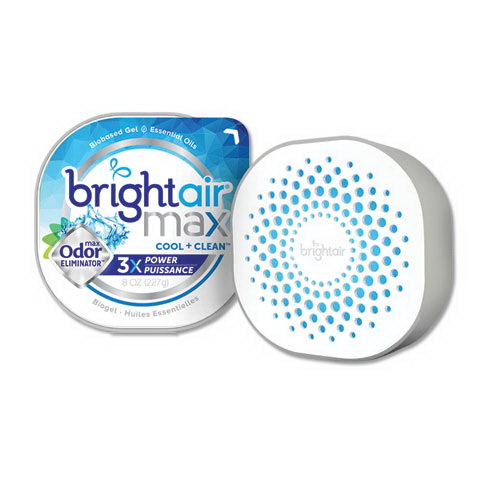 BRIGHT Air进口代理批发 BRIGHT Air BRI900437EA Max 除臭空气清新剂，凉爽洁净，8 盎司罐装