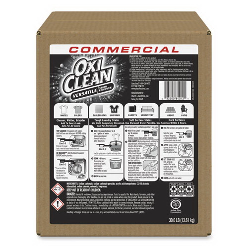 OxiClean进口代理批发 OxiClean CDC3320084012 去污剂，普通香味，30 磅盒装