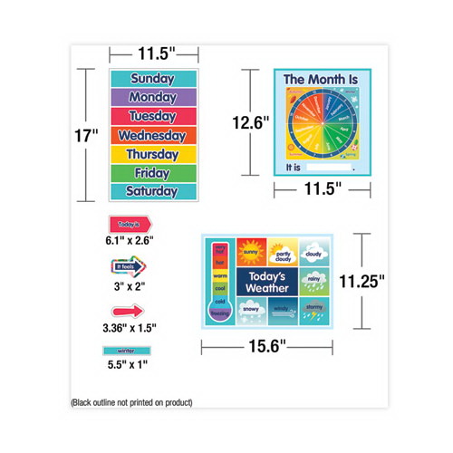 酷牌库|商品详情-Carson-Dellosa Education进口代理批发 Carson-Dellosa Education CDP110486 日历公告板套装，同一个世界，134 块