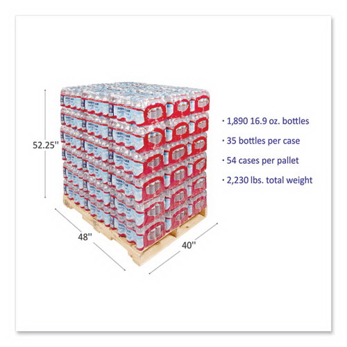 酷牌库|商品详情-Crystal Geyser进口代理批发 水晶间歇泉 CGW35001 高山泉水，16.9 盎司瓶装，35 箱/箱，54 箱/托盘