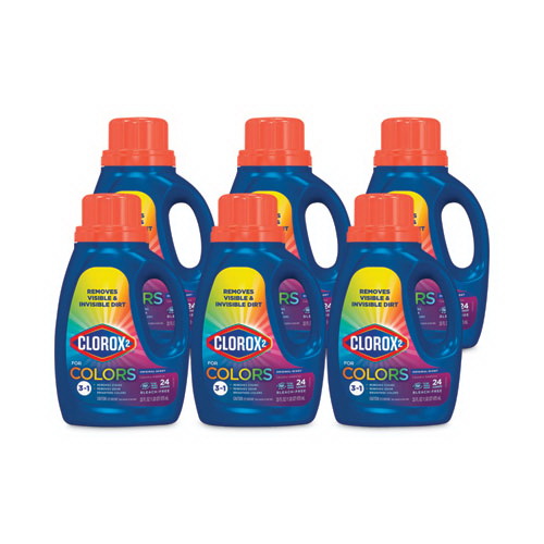 Clorox 2进口代理批发 Clorox 2 CLO30037 去污剂和色彩增强剂，常规，33 盎司瓶，6/箱