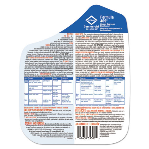 酷牌库|商品详情-Formula 409进口代理批发 Formula 409 CLO35300CT 清洁除油消毒剂，补充装，128 盎司补充装，4 件/箱