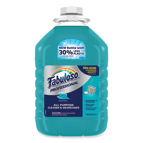 酷牌库|商品详情-Fabuloso进口代理批发 Fabuloso CPC05252EA 多用途清洁剂，海洋清凉香味，1 加仑瓶