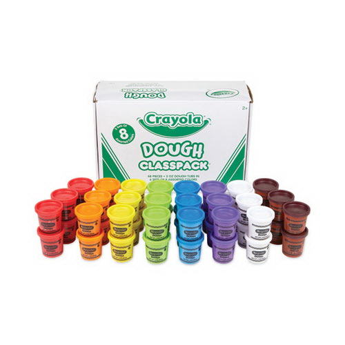 酷牌库|商品详情-Crayola进口代理批发 Crayola CYO570174 面团套装，3 盎司，8 种颜色