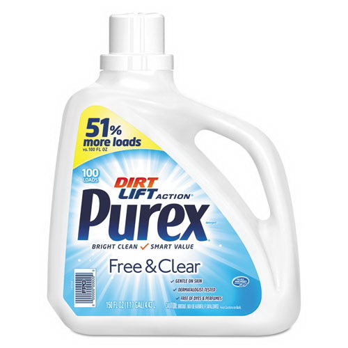 酷牌库|商品详情-Purex进口代理批发 Purex DIA05020EA 免费透明洗衣液，无味，150 盎司瓶装