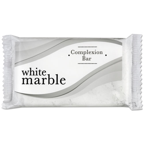 White Marble进口代理批发 白色大理石 DIA06010A 便利用品清洁皂，香味宜人，# 1 1/2 独立包装条，500 件/箱