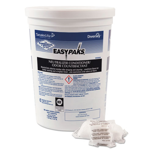 Easy Paks进口代理批发 Easy Paks DVO990685 中和剂调节剂/除臭剂，0.5 盎司包，90 个/桶，2 个桶/箱