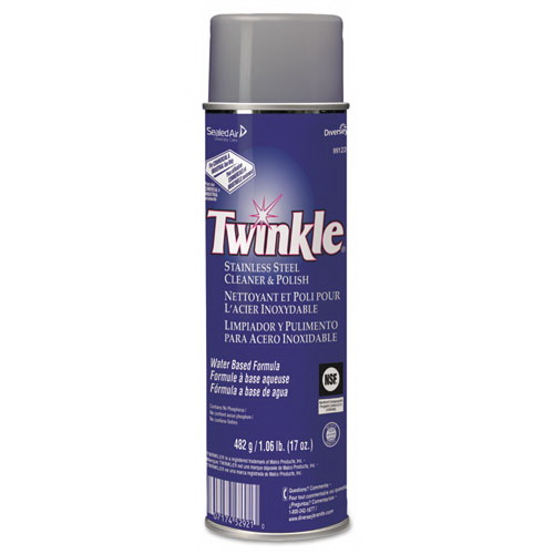 酷牌库|商品详情-Twinkle进口代理批发 Twinkle DVO991224 不锈钢清洁剂和抛光剂，17 盎司气雾喷雾，12/箱