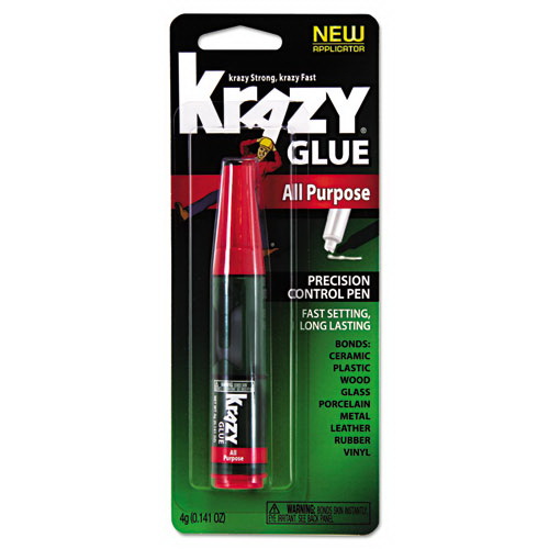 酷牌库|商品详情-Krazy Glue进口代理批发KG82948MR 多用途胶水，0.14 盎司，干透