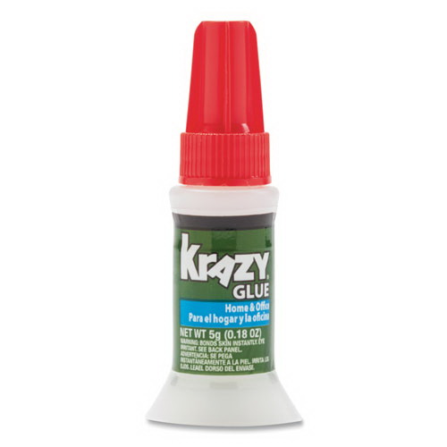酷牌库|商品详情-Krazy Glue进口代理批发KG94548R 多用途刷涂胶，0.18 盎司，干后透明