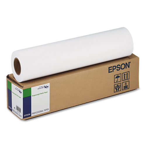 EPSON AMERICA进口代理批发 EPSON AMERICA EPSS041746 单重哑光纸，2 英寸芯，5 百万英寸，17 英寸 x 131 英尺，哑光白色