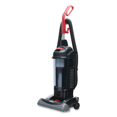 酷牌库|商品详情-Sanitaire进口代理批发 Sanitaire EURSC5845D FORCE QuietClean 立式真空吸尘器 SC5845B，15 英寸清洁通道，黑色